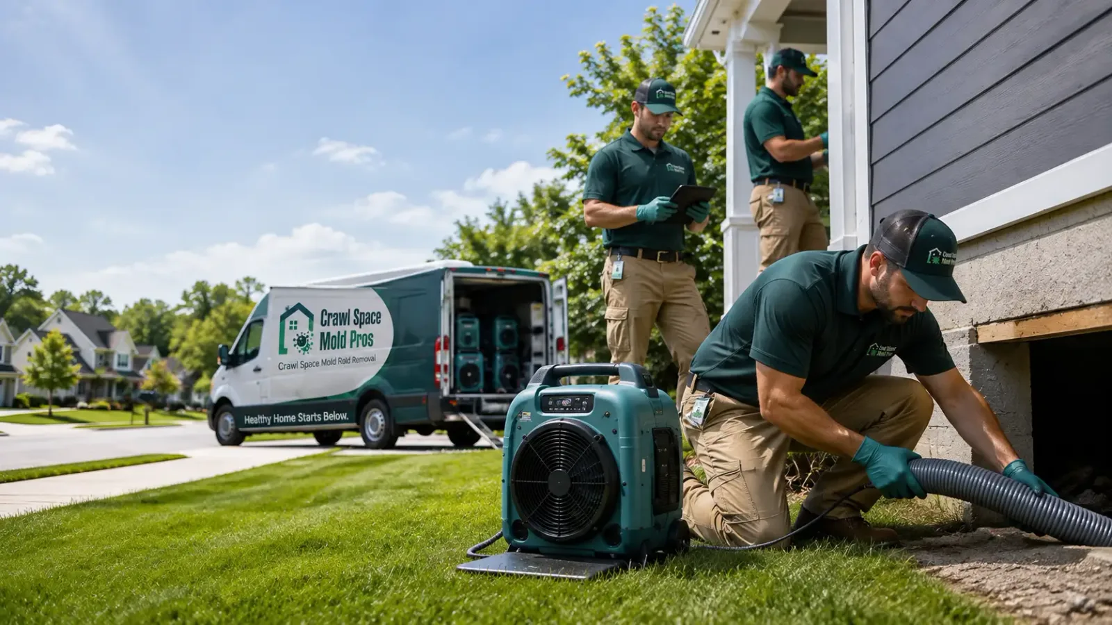 Crawl Space Mold Removal in Williamstown, MA